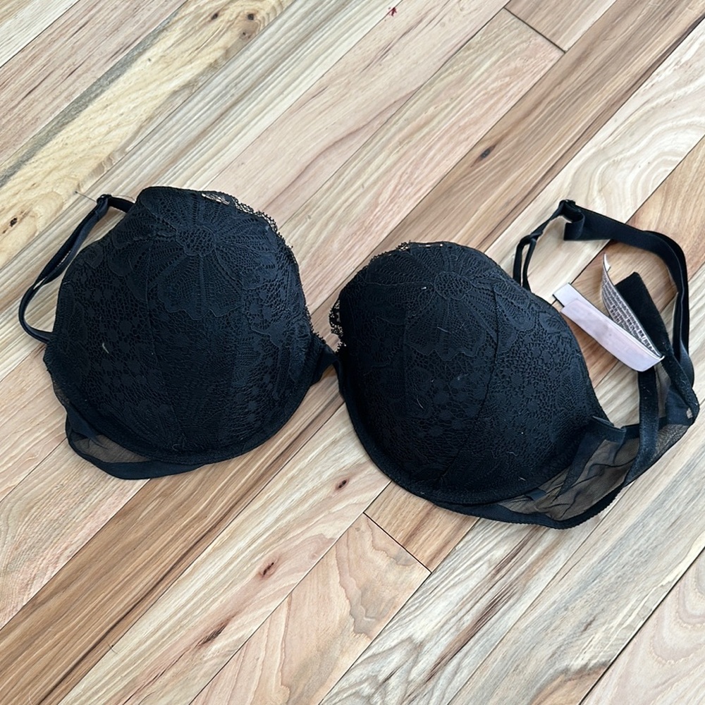 Elegant Black Lace Bra